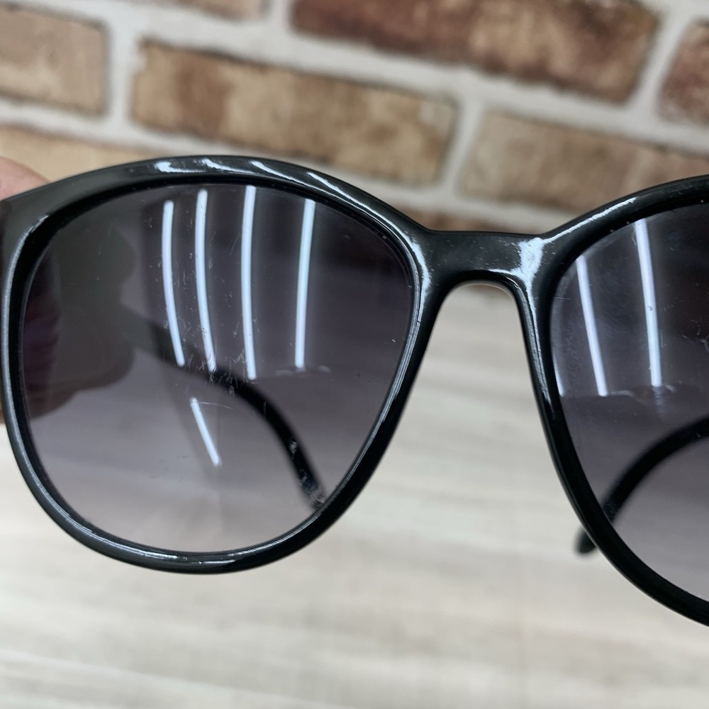Vintage Fossil‎ Sunglasses Black Silver Frame Retro Y2K Shades Frames Only - Picture 4 of 6